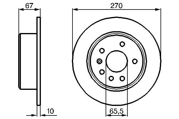 Disc frana - BOSCH
