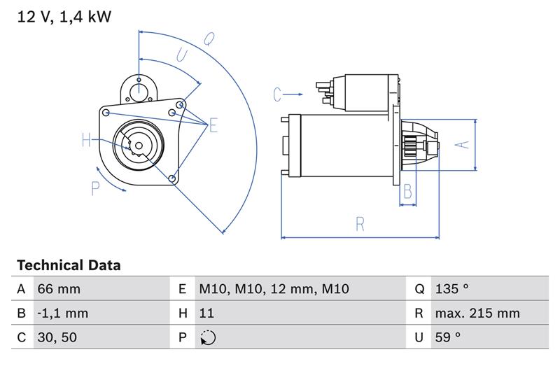 starter - BOSCH