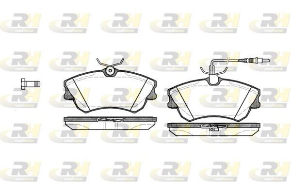 set placute frana,frana disc - ROADHOUSE