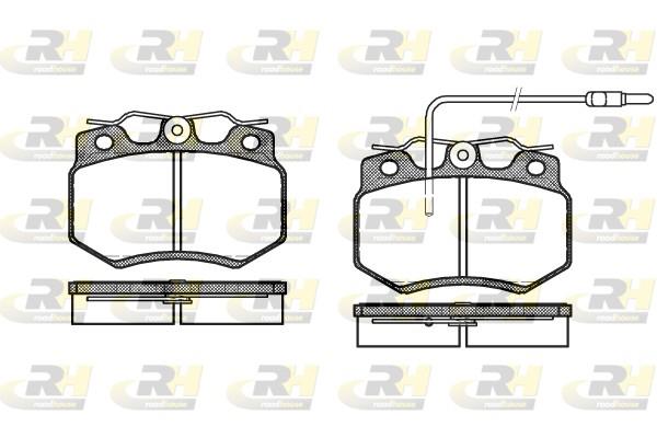 set placute frana,frana disc - ROADHOUSE