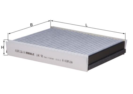 Filtru, aer habitaclu - KNECHT
