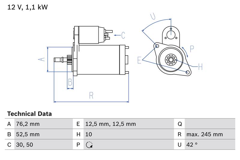 starter - BOSCH