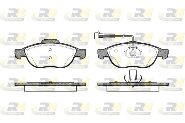 set placute frana,frana disc - ROADHOUSE