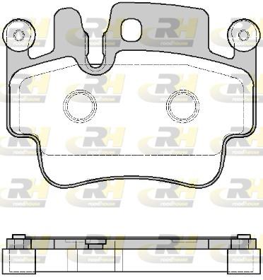 set placute frana,frana disc - ROADHOUSE
