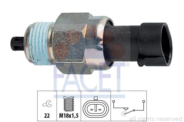 Comutator, lampa marsalier - FACET