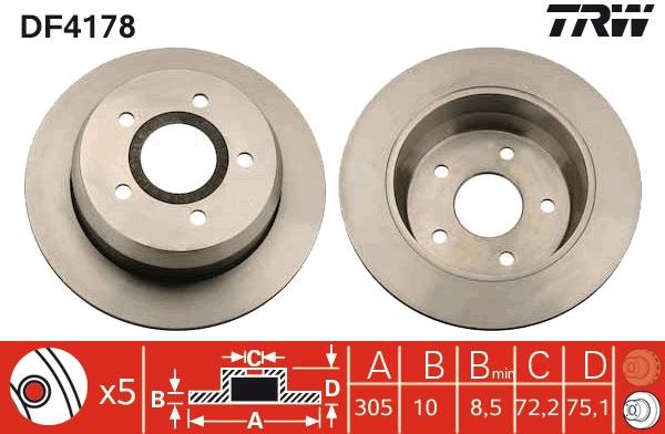 Disc frana - TRW