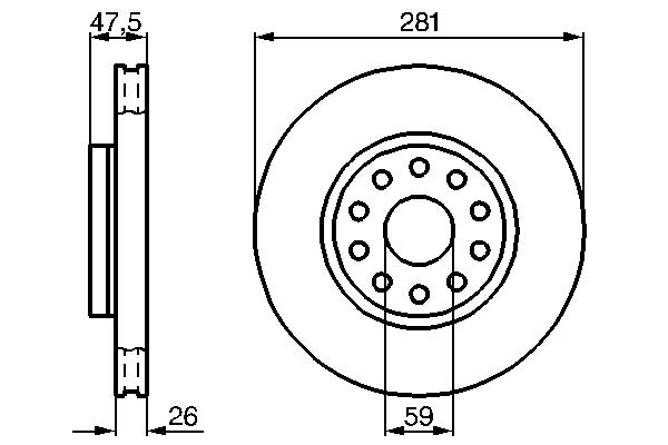 Disc frana - BOSCH