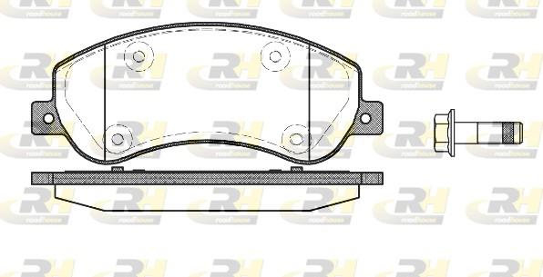 set placute frana,frana disc - ROADHOUSE