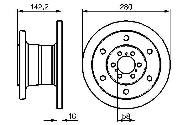 Disc frana - BOSCH