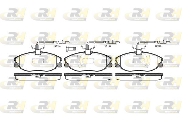 set placute frana,frana disc - ROADHOUSE