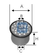 filtru combustibil - UFI