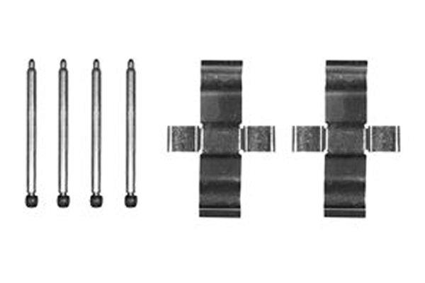 Set accesorii, placute frana - TRW