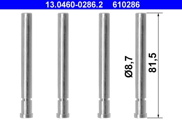 Set accesorii, placute frana - ATE