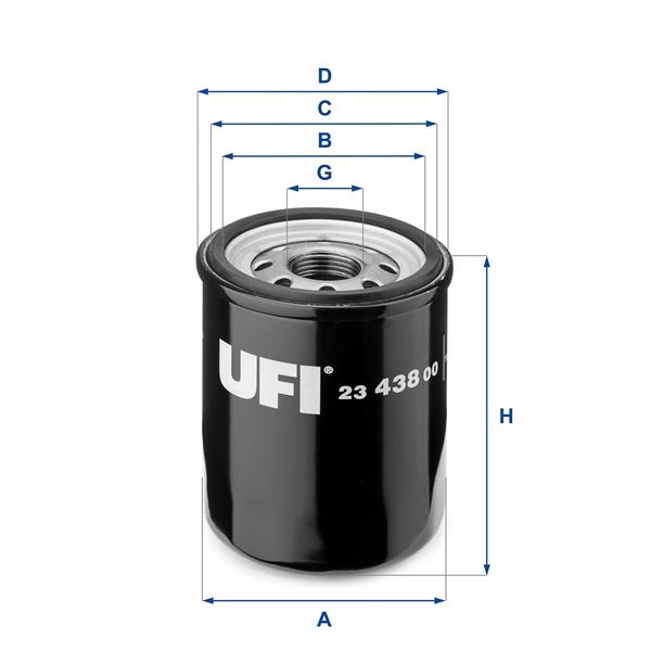 Filtru ulei - UFI