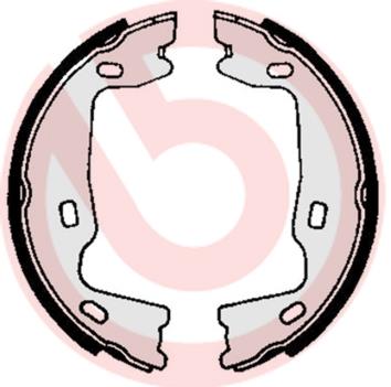 Set saboti frana, frana de mana - BREMBO