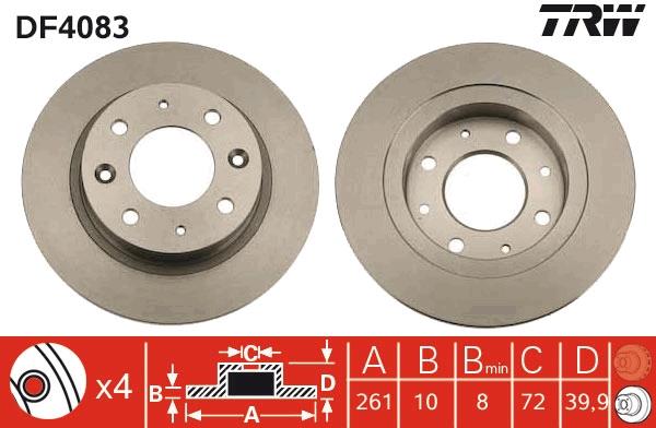 Disc frana - TRW