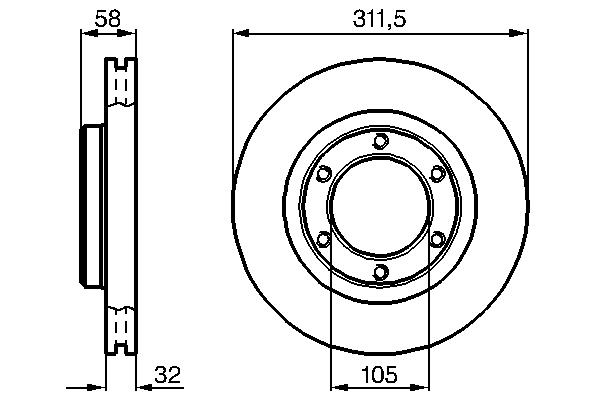 Disc frana - BOSCH