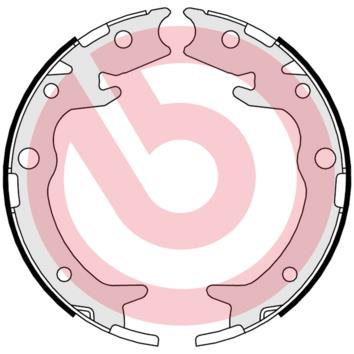 Set saboti frana, frana de mana - BREMBO