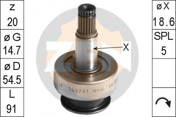 DELPHI Sensor, crankshaft pulse 12173377 - DELPHI