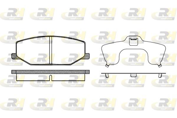 set placute frana,frana disc - ROADHOUSE
