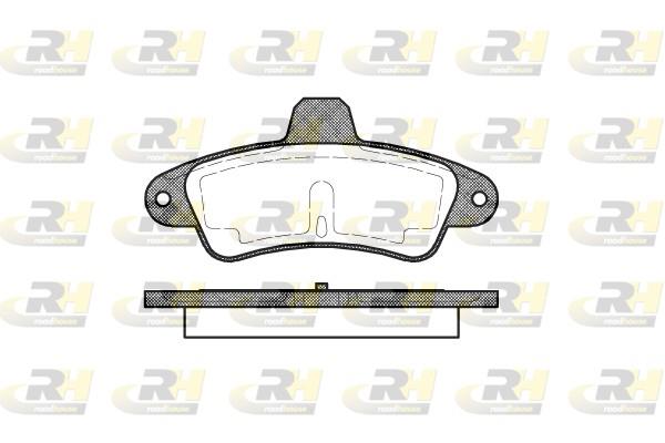 set placute frana,frana disc - ROADHOUSE