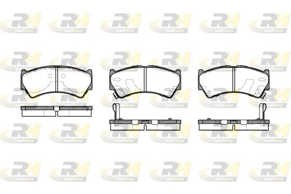 set placute frana,frana disc - ROADHOUSE