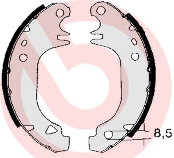 Set saboti frana - BREMBO
