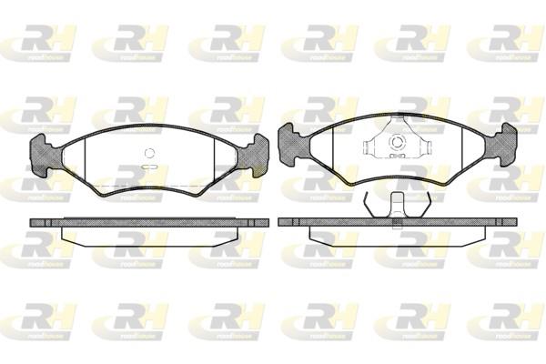 set placute frana,frana disc - ROADHOUSE