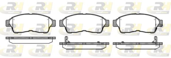 set placute frana,frana disc - ROADHOUSE