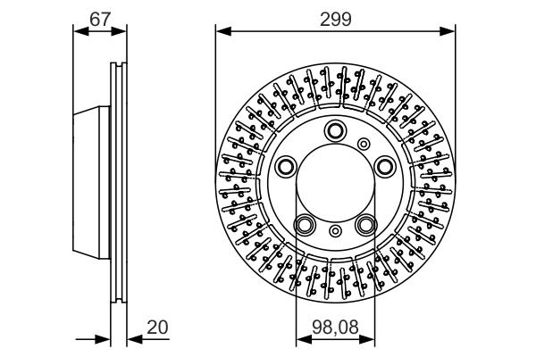Disc frana - BOSCH