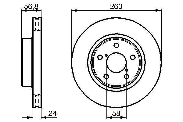 Disc frana - BOSCH