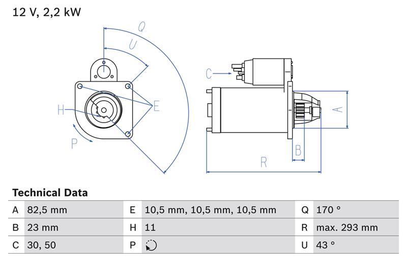 starter - BOSCH