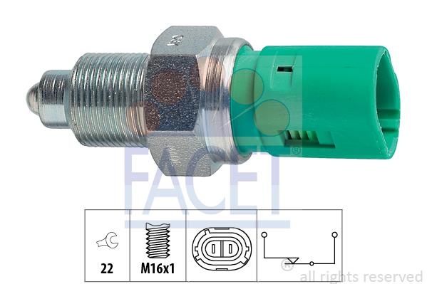 Comutator, lampa marsalier - FACET