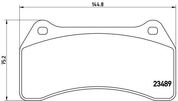 set placute frana,frana disc - BREMBO