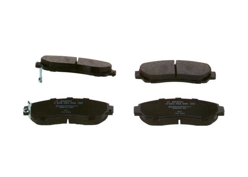 set placute frana,frana disc - BOSCH