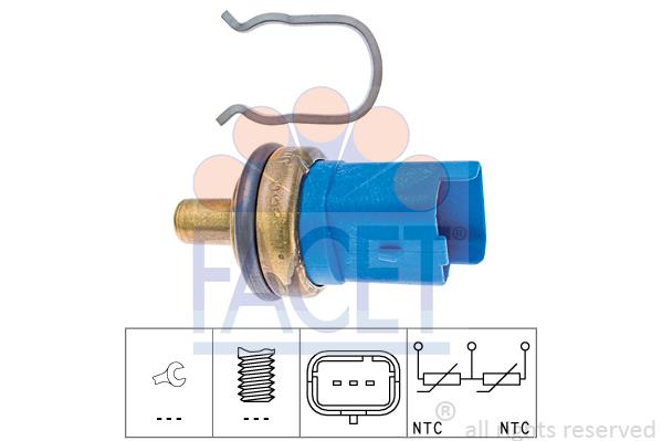 senzor,temperatura lichid de racire; senzor,temperatura lichid de racire; senzor,temperatura lichid de racire - FACET