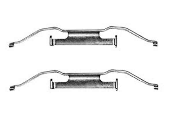 Set accesorii, placute frana - TRW