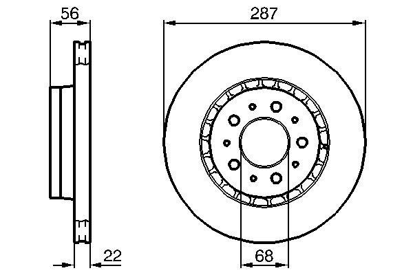 Disc frana - BOSCH