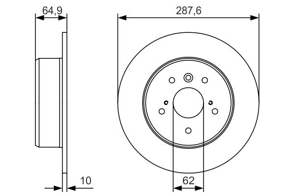 Disc frana - BOSCH