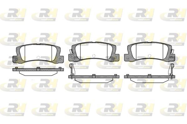 set placute frana,frana disc - ROADHOUSE