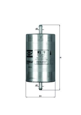 filtru combustibil - KNECHT