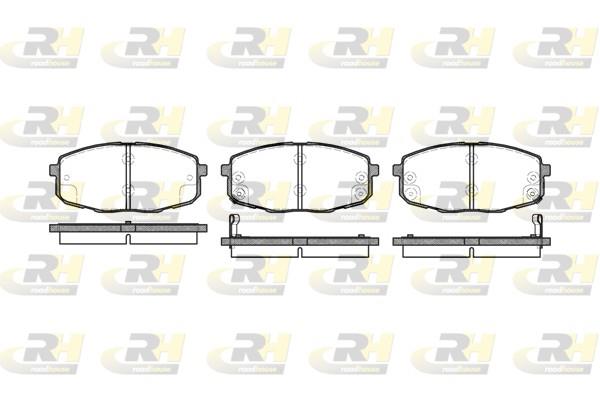 set placute frana,frana disc - ROADHOUSE