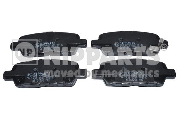 set placute frana,frana disc - NIPPARTS