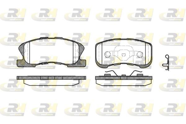 set placute frana,frana disc - ROADHOUSE