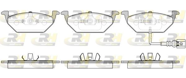 set placute frana,frana disc - ROADHOUSE