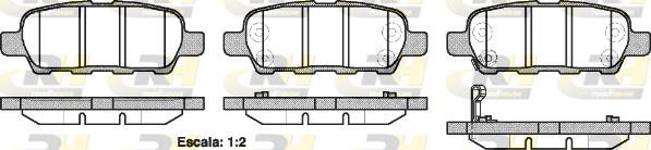 set placute frana,frana disc - ROADHOUSE