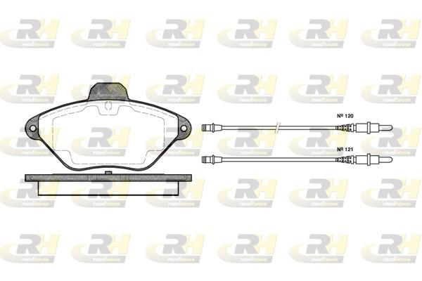 set placute frana,frana disc - ROADHOUSE
