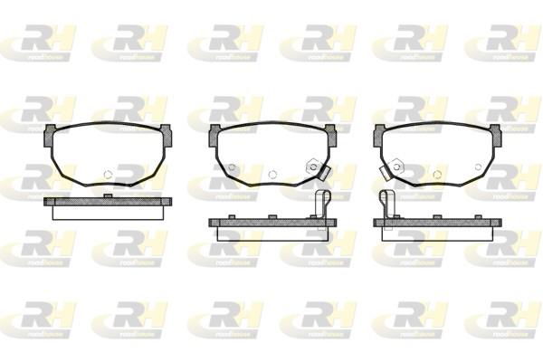 set placute frana,frana disc - ROADHOUSE