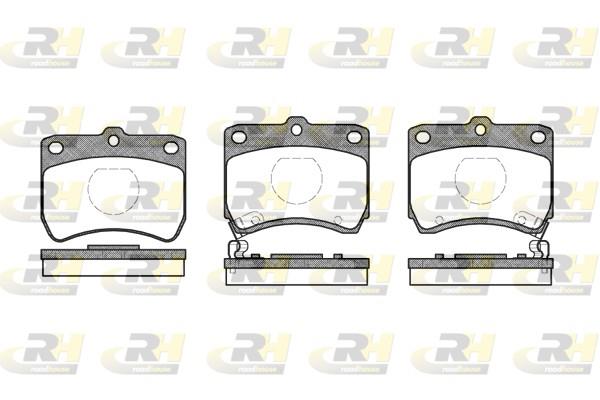 set placute frana,frana disc - ROADHOUSE