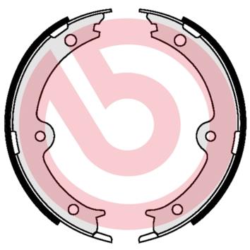 Set saboti frana, frana de mana - BREMBO